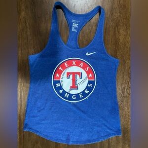 Nike Texas Rangers Blue Tank